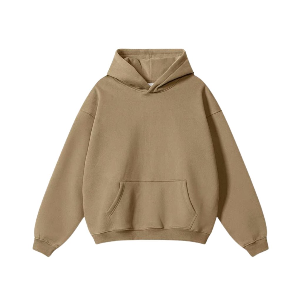 Oversized Hoodie & Jogger Set – Kaffee - Beige - Elevé