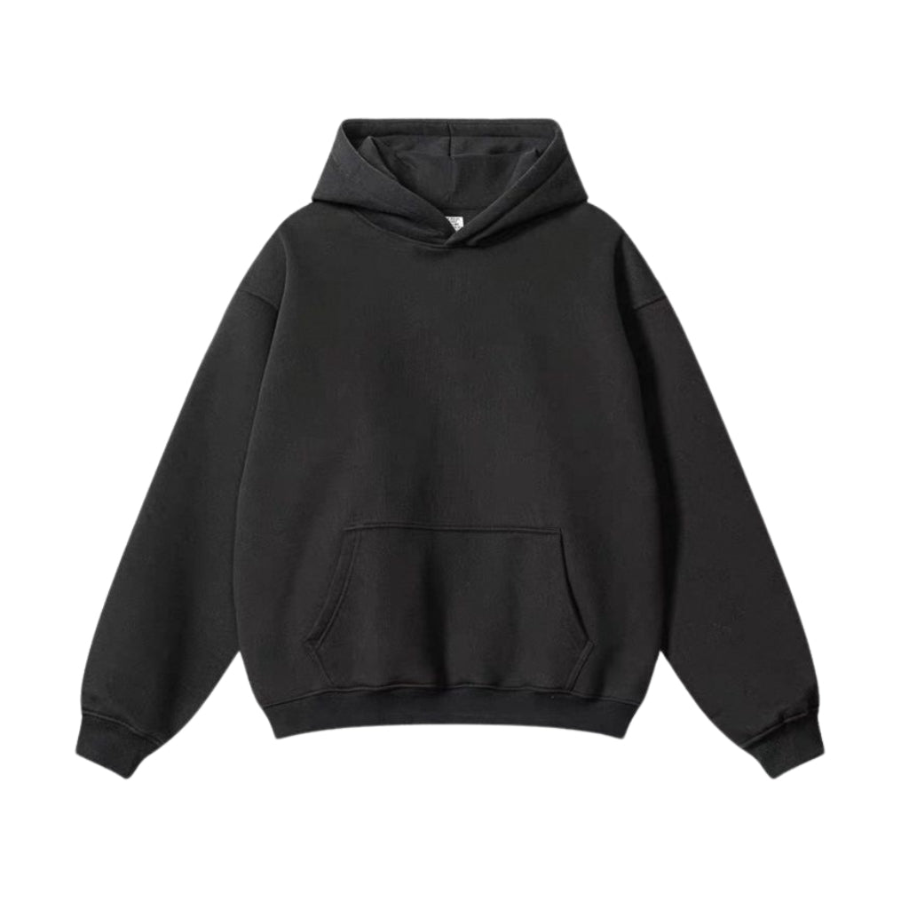 Oversized Hoodie & Jogger Set – Schwarz - Elevé