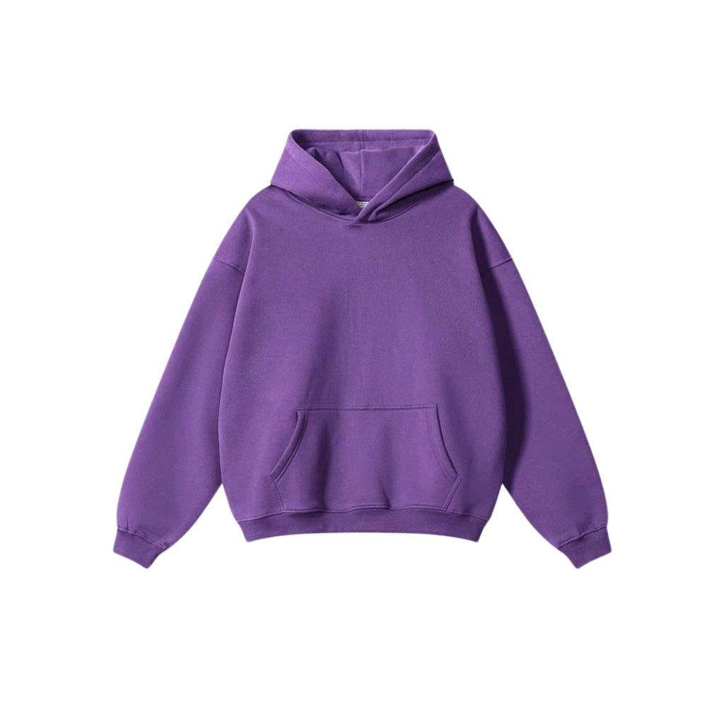 Oversized Hoodie & Jogger Set – Violett - Elevé