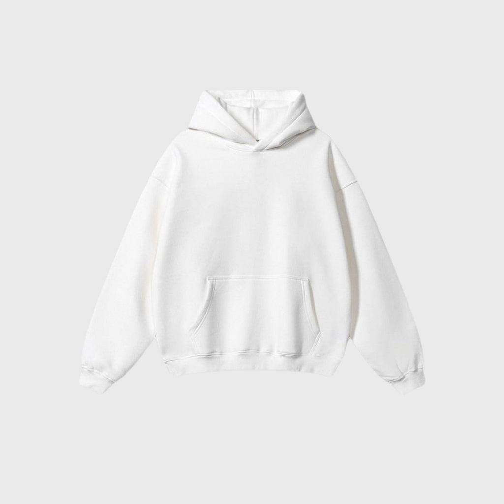 Oversized Hoodie & Jogger Set – Weiß - Elevé